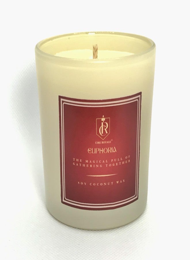 Cire Royale سير رويال | شمعة معطرة فاخرة | خالية من البارافين | مزيج من شمع الصويا وجوز الهند بنسبة 100% | هدية لها | يوفوريا - سحر الجذب (كلاسيكي) - Image 2